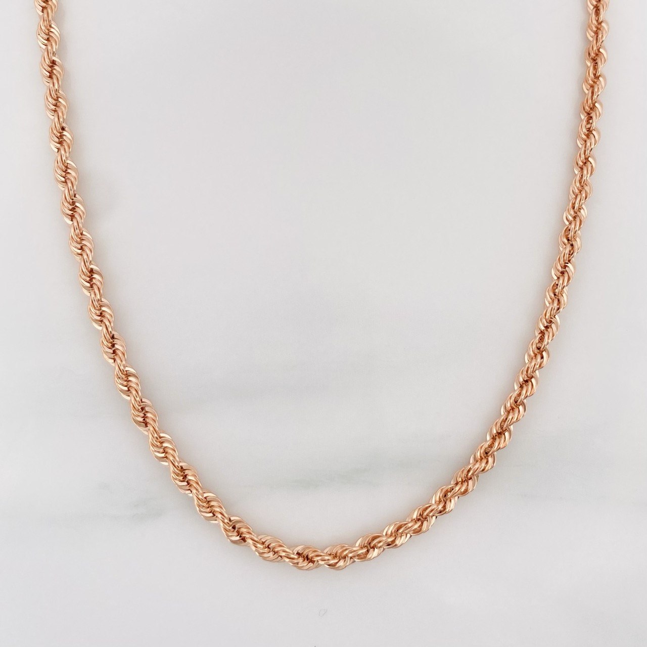 Cadena Lazo 5.1 g / 60.05 cm / 2.65 mm Oro Rosa 18K