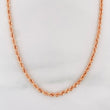 Cadena Lazo 5.1 g / 60.05 cm / 2.65 mm Oro Rosa 18K