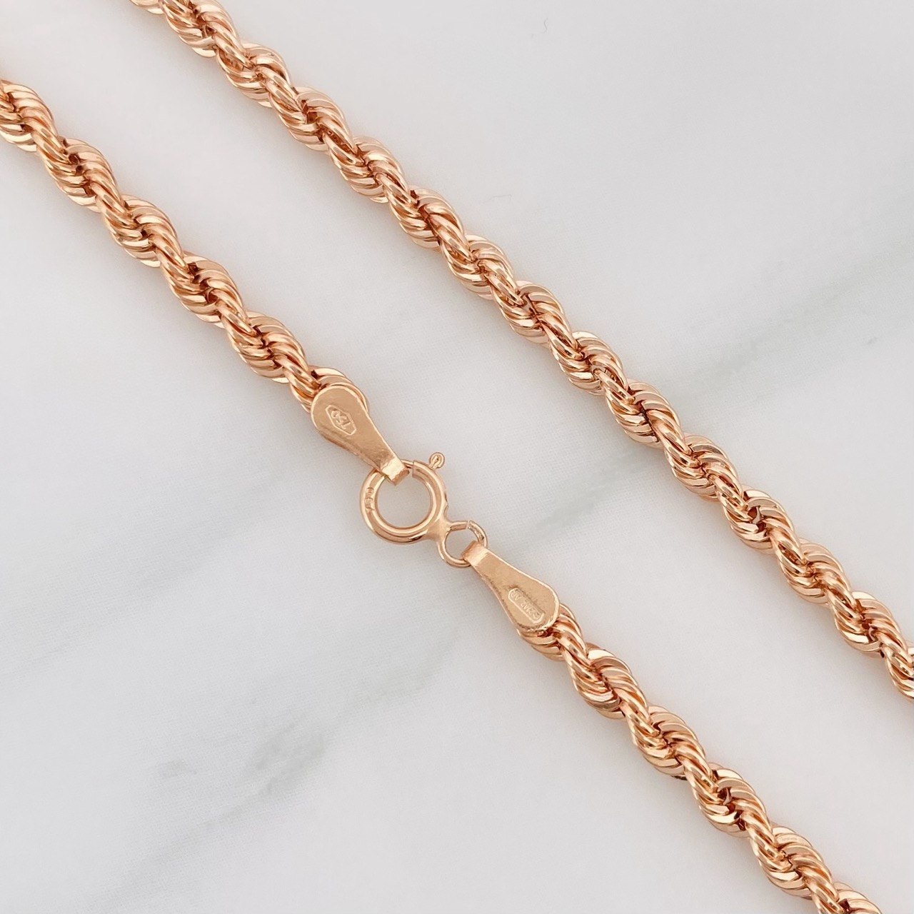 Cadena Lazo 5.1 g / 60.05 cm / 2.65 mm Oro Rosa 18K