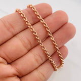 Cadena Lazo 5.1 g / 60.05 cm / 2.65 mm Oro Rosa 18K