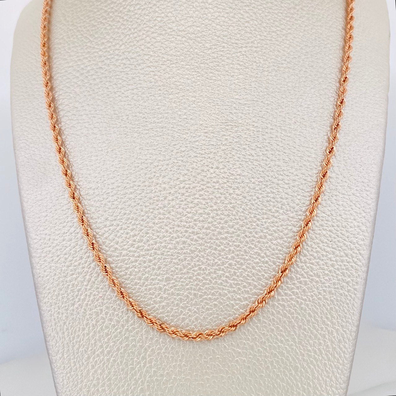 Cadena Lazo 5.1 g / 60.05 cm / 2.65 mm Oro Rosa 18K