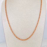 Cadena Lazo 5.1 g / 60.05 cm / 2.65 mm Oro Rosa 18K