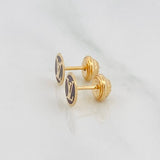 Topos Lv 0.75g / 7mm Oro Amarillo 18K
