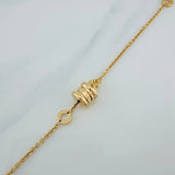 Pulso Cilindro Aros Bv 7.05 g / 18.5 cm / 1.75 mm Oro Amarillo 18K