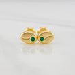 Topos Grano De Café 0.85 g / 6 mm Oro Amarillo 18K