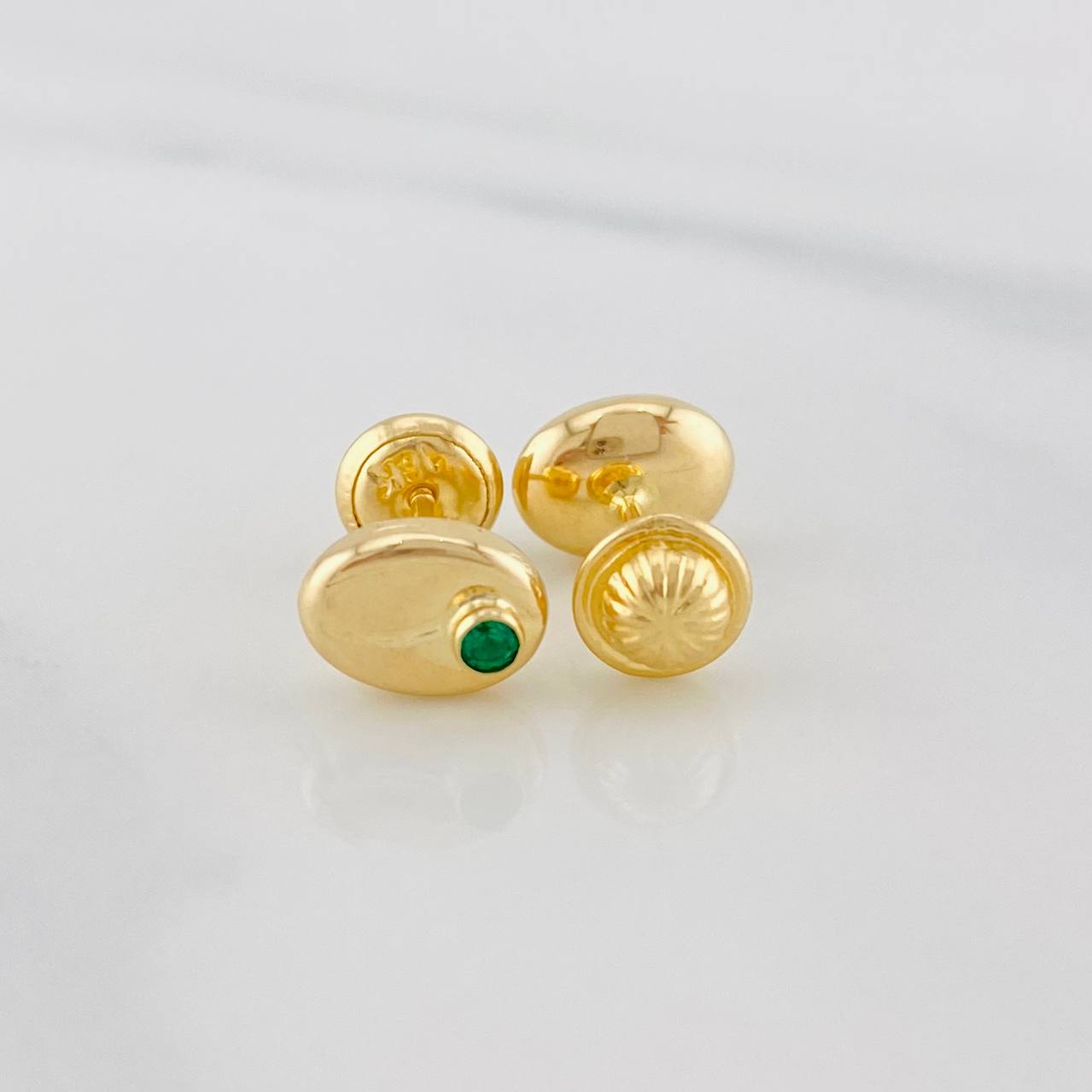 Topos Grano De Café 0.85 g / 6 mm Oro Amarillo 18K