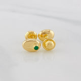 Topos Grano De Café 0.85 g / 6 mm Oro Amarillo 18K
