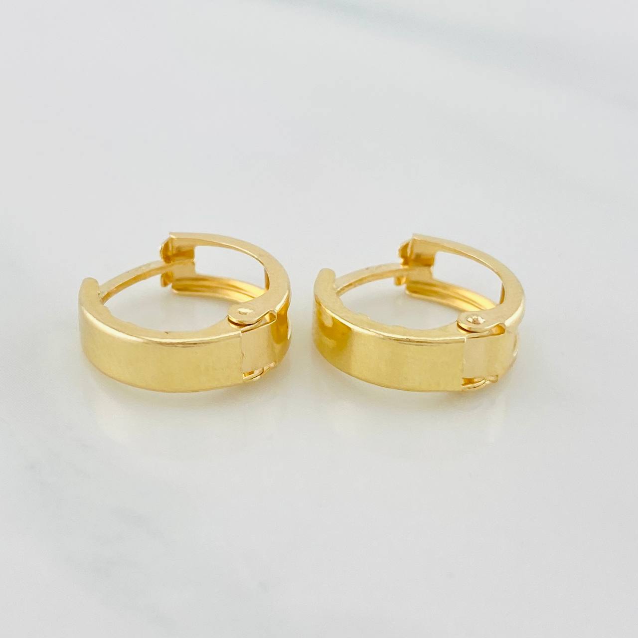 Candongas Carril 1.4 g / 1.3 cm Oro Amarillo 18K