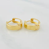 Candongas Carril 1.4 g / 1.3 cm Oro Amarillo 18K