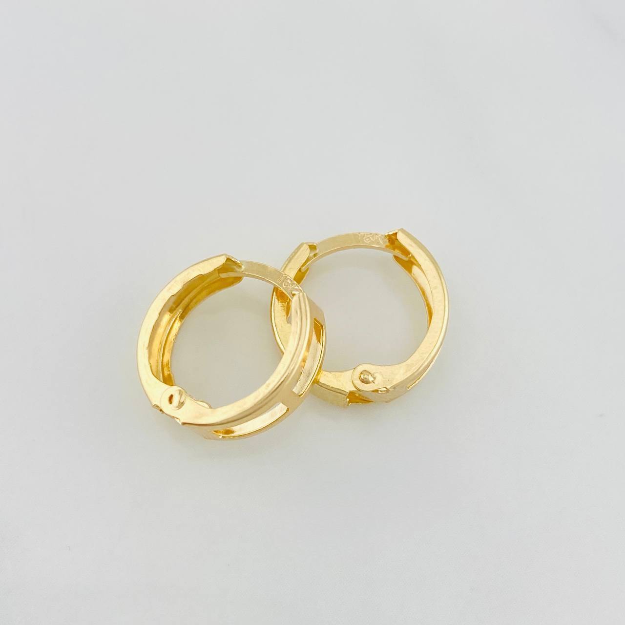 Candongas Carril 1.4 g / 1.3 cm Oro Amarillo 18K