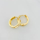 Candongas Carril 1.4 g / 1.3 cm Oro Amarillo 18K