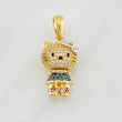 Dije Gatita 4.85g / 2.5cm Tres Oros  18K