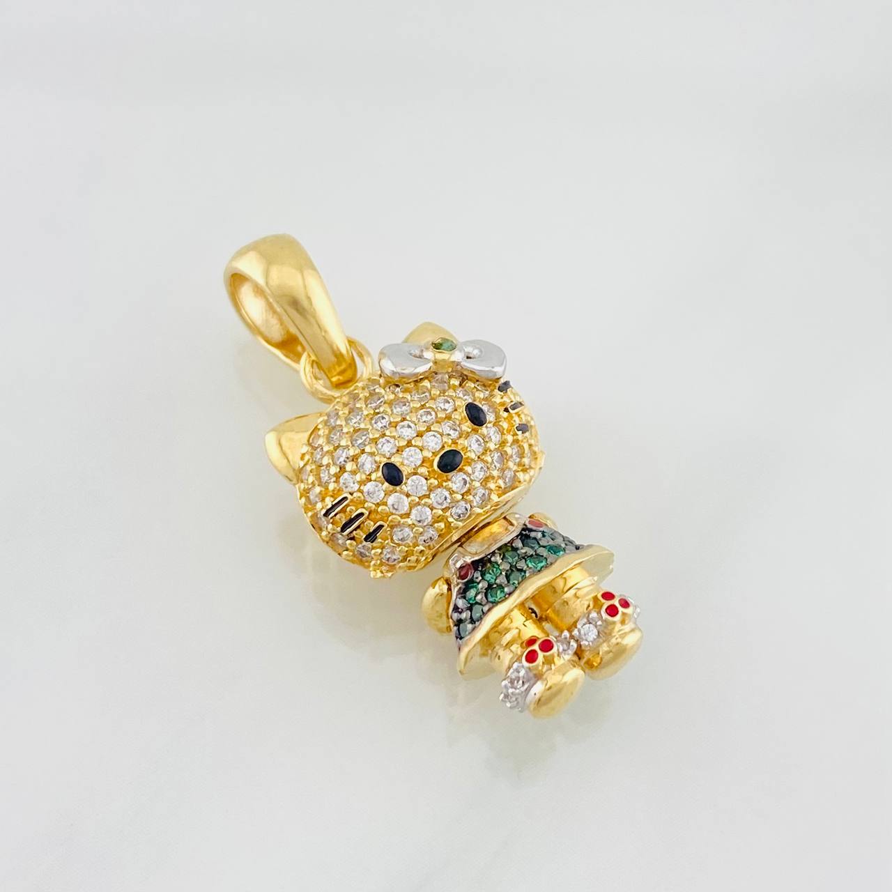 Dije Gatita 4.85g / 2.5cm Tres Oros  18K