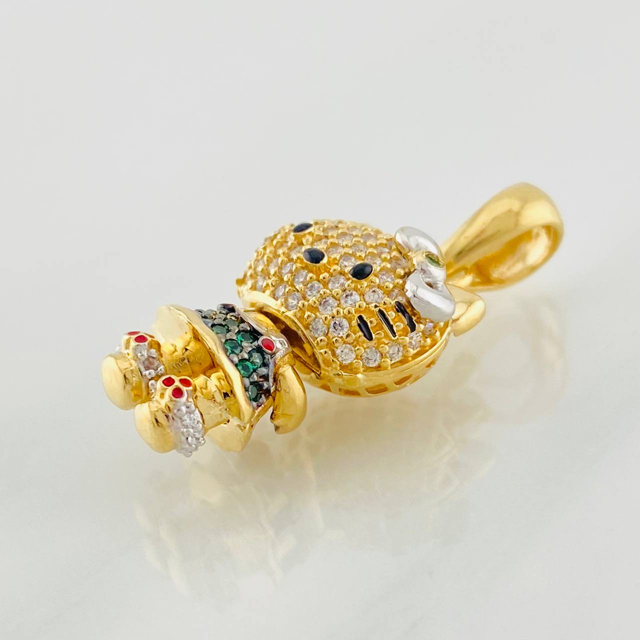 Dije Gatita 4.85g / 2.5cm Tres Oros  18K