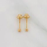 Topos Punto Diamante 0.06 Pts 0.5 g / 1.9 mm Oro Amarillo 18K