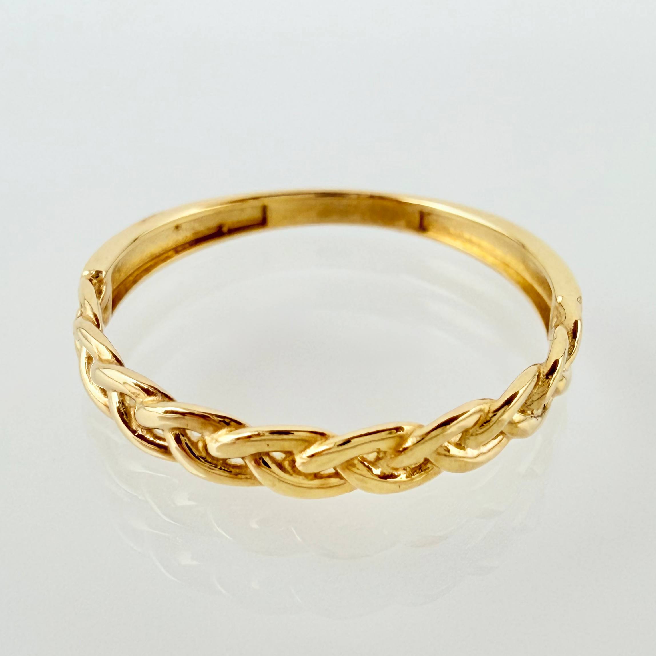 Anillo Cubano 1.4gr / T7 1/4 / Oro Amarillo 18K