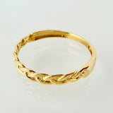 Anillo Cubano 1.45gr / T7 / Oro Amarillo 18K ©