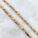 Cadena Rustica Española 16.95gr / 65cm / 4mm Tres Oros