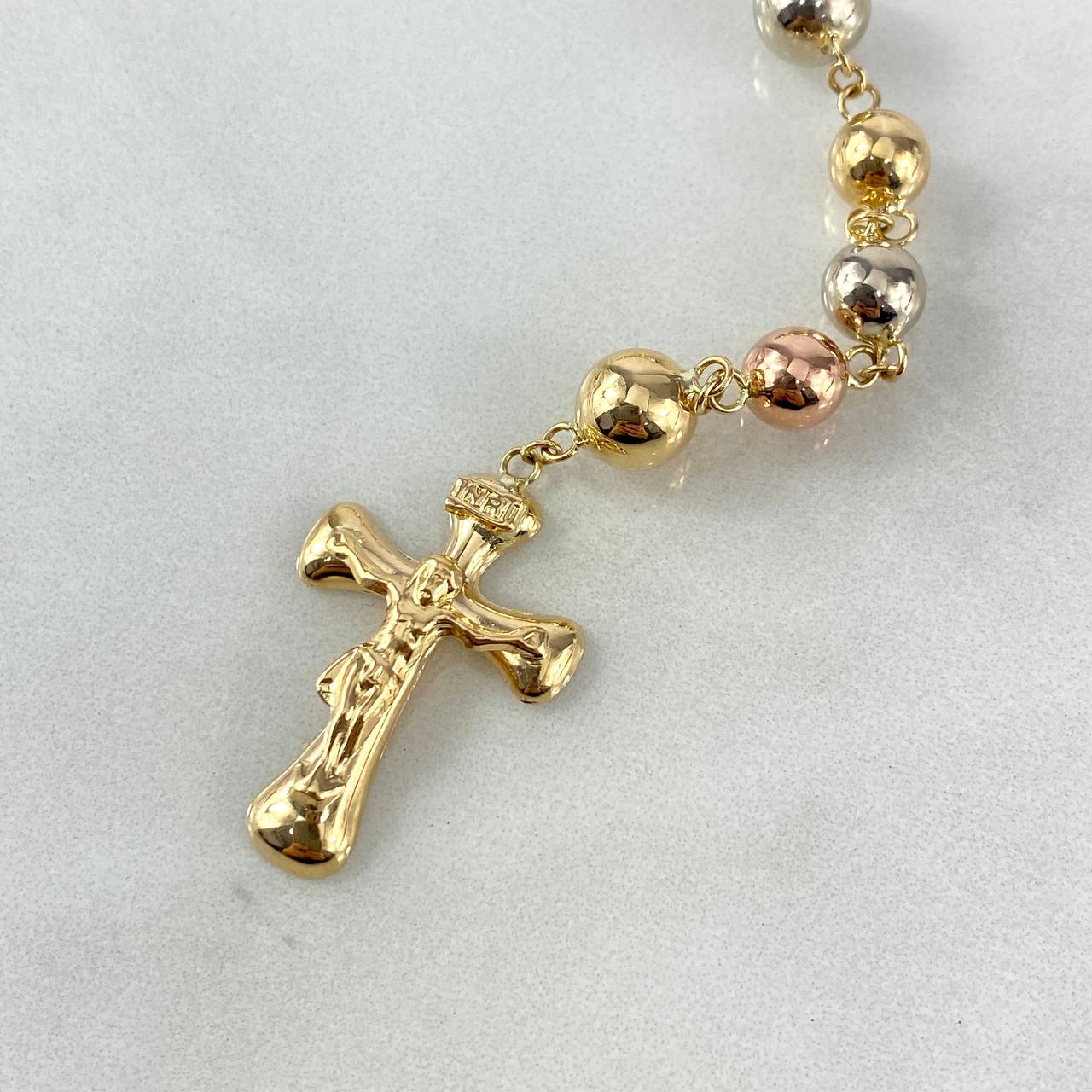 Rosario Rosario Virgen milagrosa 17.3gr / 65cm / 6-7mm Tres OrosႣ