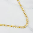 Cadena Figaro 4.5g / 62cm / 3.57mm Oro Amarillo 18K