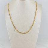 Cadena Figaro 4.25g / 62cm / 3.31mm Oro Amarillo 18K