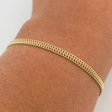 Pulso Sedusa 1.35gr / 19.2cm / Oro Amarillo +3 18K &