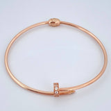 Pulso Aro Clavo 4.85gr / 17cm / Oro Rosa +4 18K $