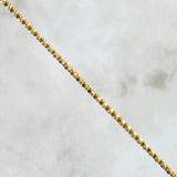 Cadena Veneciana Redonda Diamantada 4.5gr / 45cm / 1.6mm Oro Amarillo +3 18K *