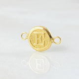 Herraje Letra E 0.4gr / 1.5cm / Oro Amarillo 18K ©