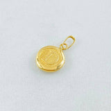 Dije Letra D Circulo 0.4 g / 1.5 cm Oro Amarillo 18K