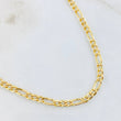 Cadena Figaro 7.75gr / 70cm / Oro Amarillo +1 18K