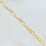 Cadena Figaro 7.75gr / 70cm / Oro Amarillo +1 18K