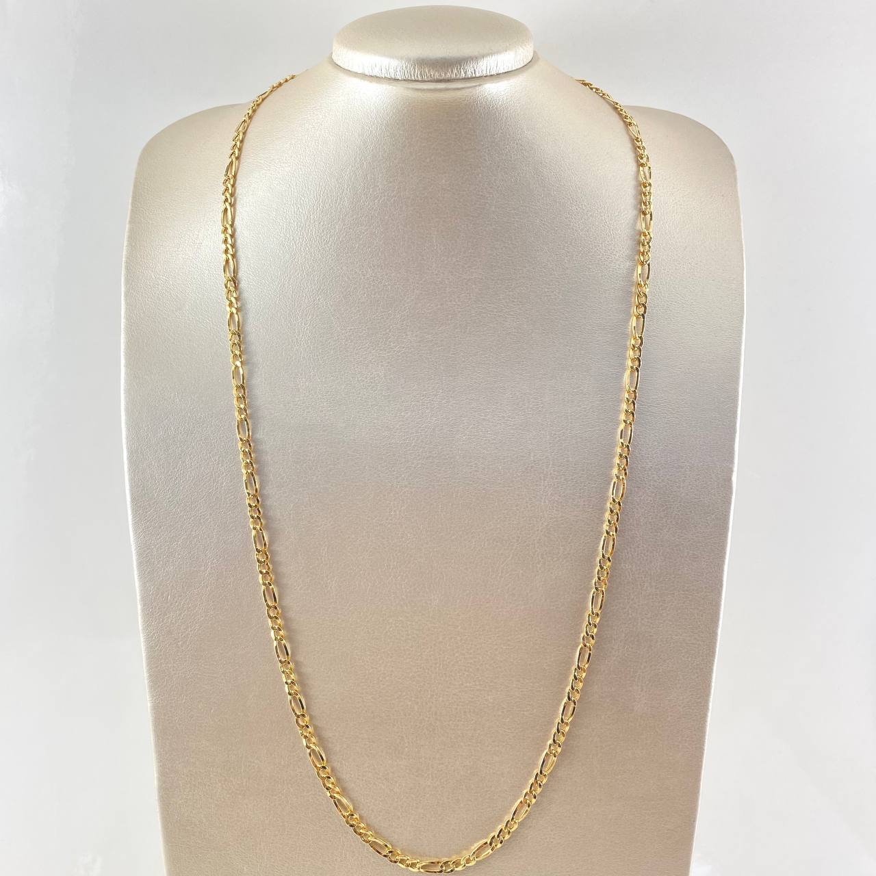Cadena Figaro 8.15gr / 70cm / Oro Amarillo +1 18K