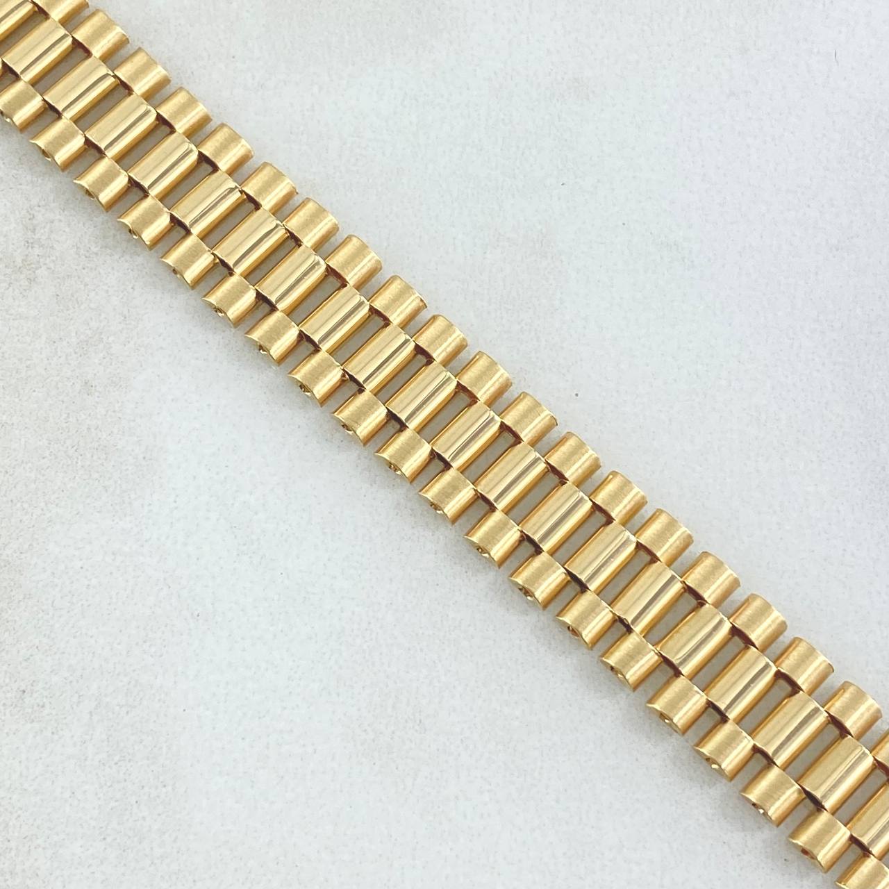 Pulso Correa RX Articulado 15.4gr / 18.5cm / 9.1mm Oro Amarillo +4 18K *