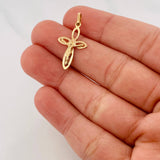 Dije Cruz Cristo 1 g / 2.6 cm Oro Amarillo 18K