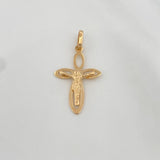 Dije Cruz Cristo 1 g / 2.6 cm Oro Amarillo 18K