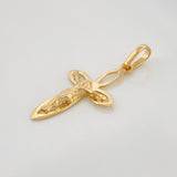 Dije Cruz Cristo 1 g / 2.6 cm Oro Amarillo 18K