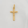 Dije Cruz Cristo 0.85 g / 2.4 cm Oro Amarillo 18K