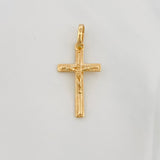 Dije Cruz Cristo 0.85 g / 2.4 cm Oro Amarillo 18K