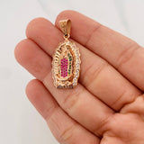 Dije Virgen Guadalupe 5.25 g / 3.6 cm Oro Rosa 18K