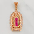 Dije Virgen Guadalupe 5.25 g / 3.6 cm Oro Rosa 18K