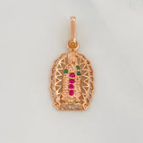 Dije Virgen Guadalupe 1.2 g / 2.1 cm Oro Rosa 18K