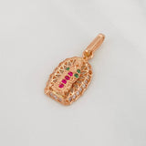 Dije Virgen Guadalupe 1.2 g / 2.1 cm Oro Rosa 18K