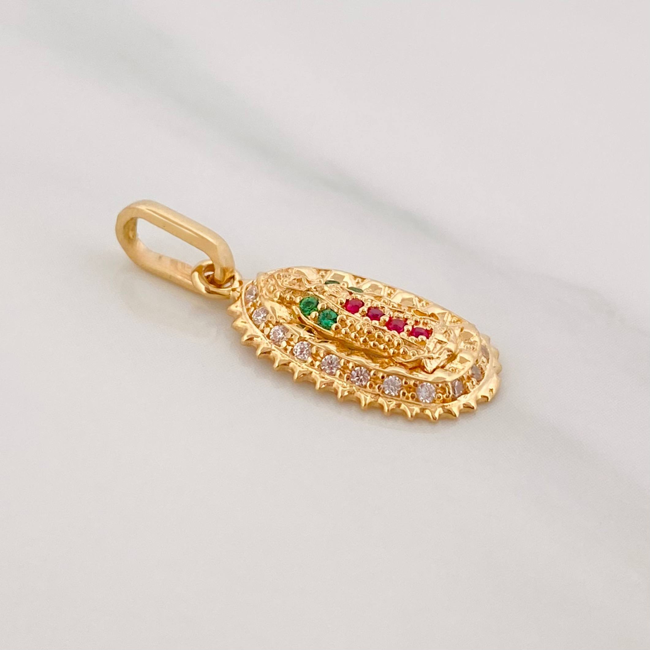 Dije Virgen Guadalupe 1.45 g / 2.3 cm Oro Amarillo 18K