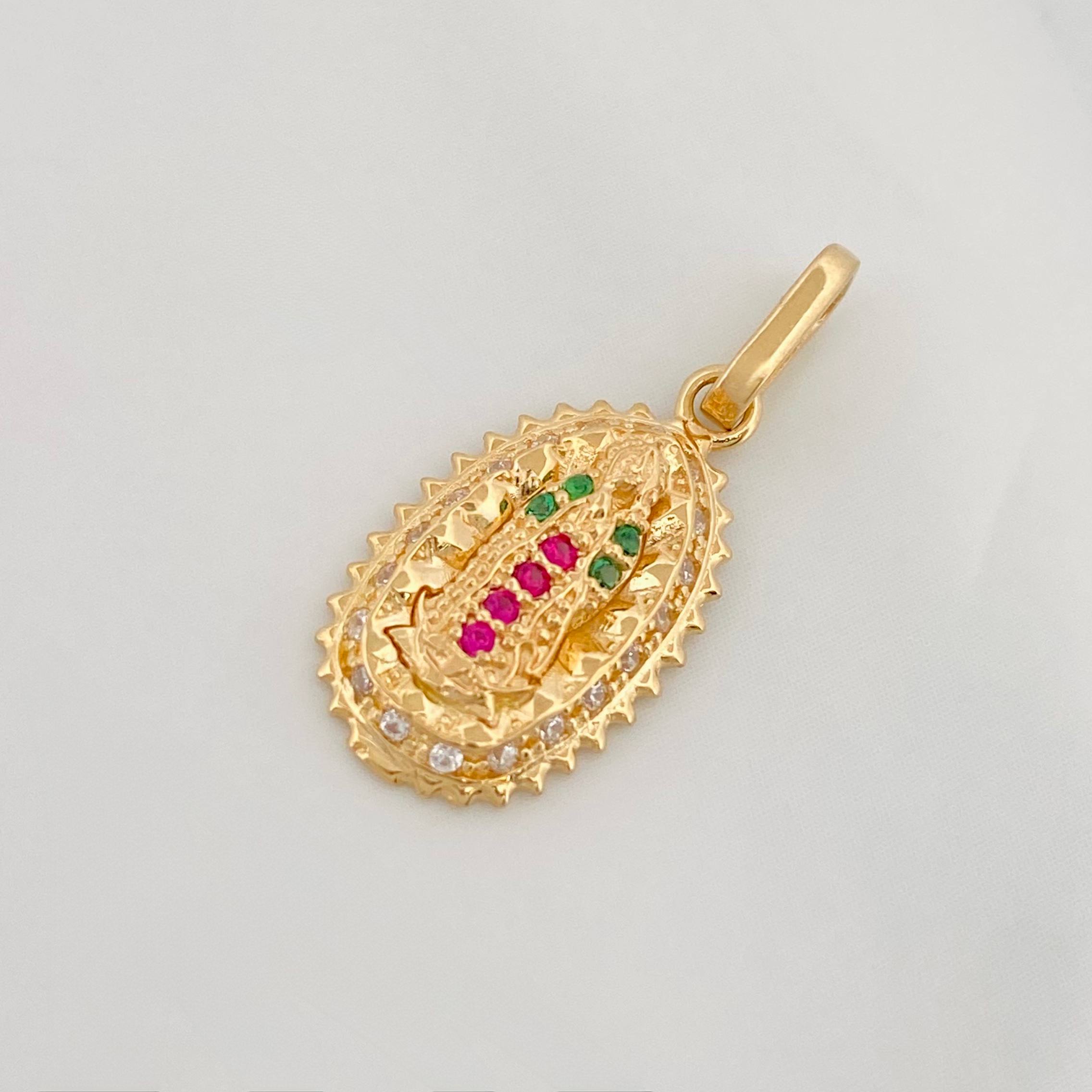Dije Virgen Guadalupe 1.45 g / 2.3 cm Oro Amarillo 18K