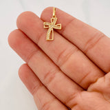 Dije Cruz 1 g / 2.4 cm Oro Amarillo 18K