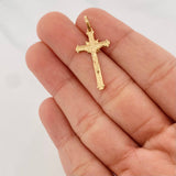 Dije Cruz Cristo 1.4 g / 3.1 cm Oro Amarillo 18K
