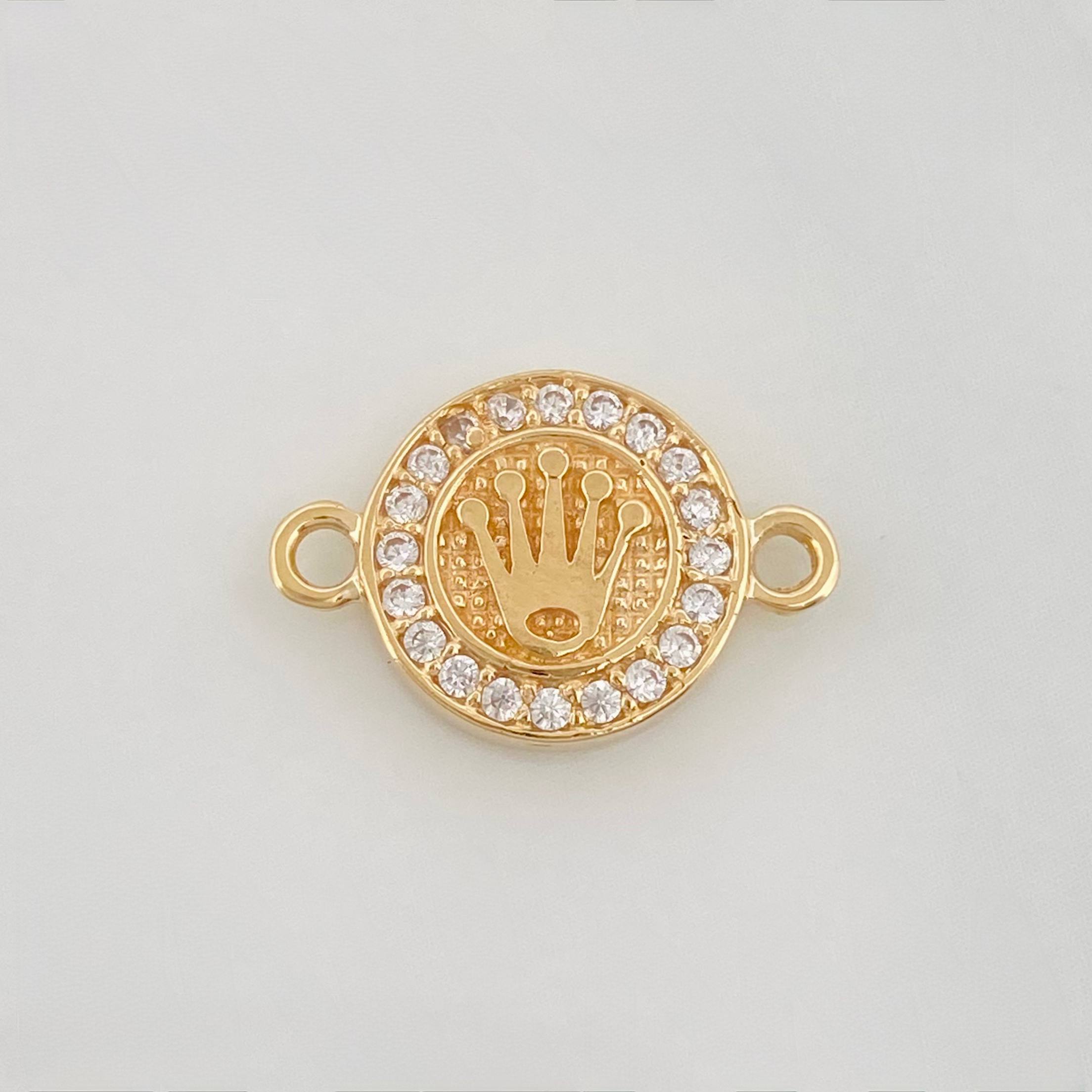 Herraje Corona 1.8 g / 1.7 cm Oro Amarillo 18K