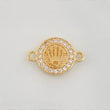 Herraje Corona 1.8 g / 1.7 cm Oro Amarillo 18K