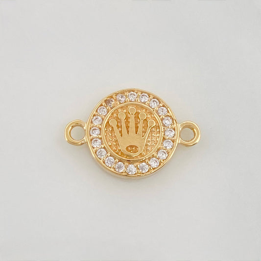 Herraje Corona 1.8 g / 1.7 cm Oro Amarillo 18K